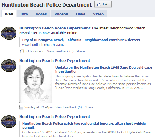 Facebook Mugshots - Huntington Beach
