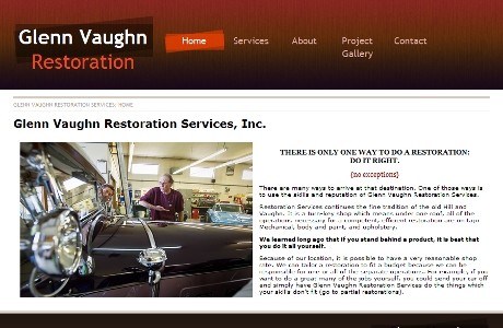 Glenn Vaughn Restoration - Wilson Media Portfolio